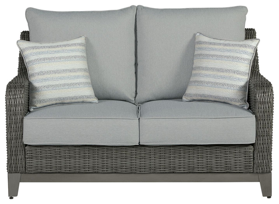 Elite Park - Loveseat With Cushion - Gray