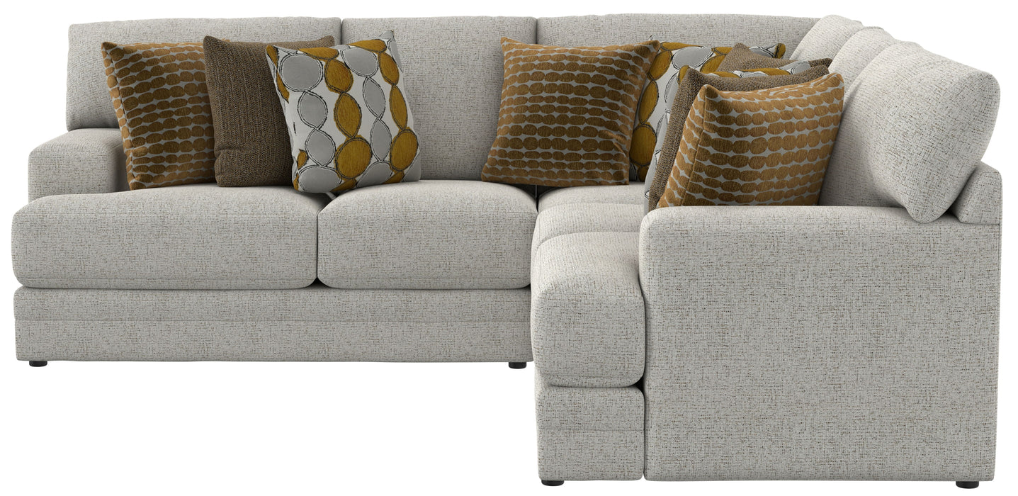 Tori - Sectional With Comfort Coil Seating And Accent Pillows Included