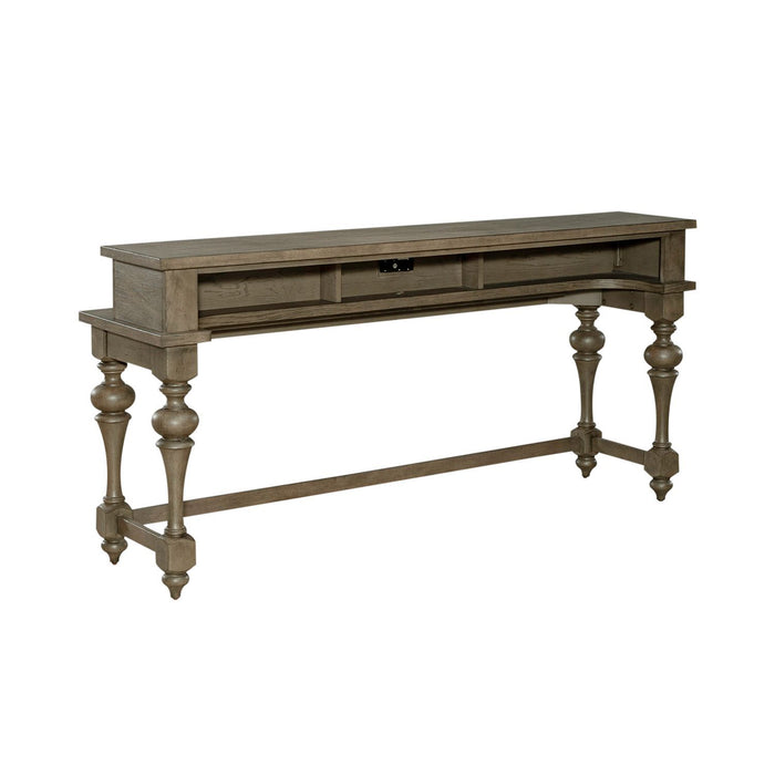 Americana Farmhouse - Console Bar Table - Dusty Taupe