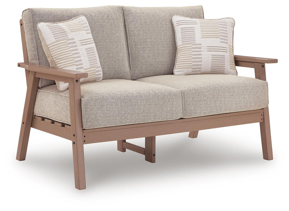 Grover Beach - Loveseat With Cushion - Driftwood