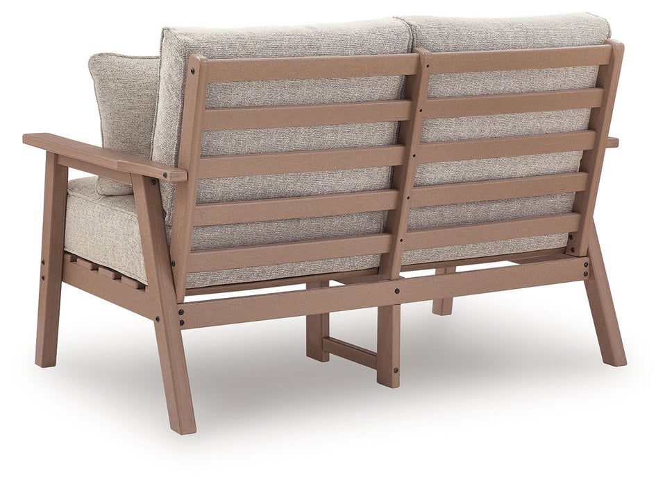 Grover Beach - Loveseat With Cushion - Driftwood