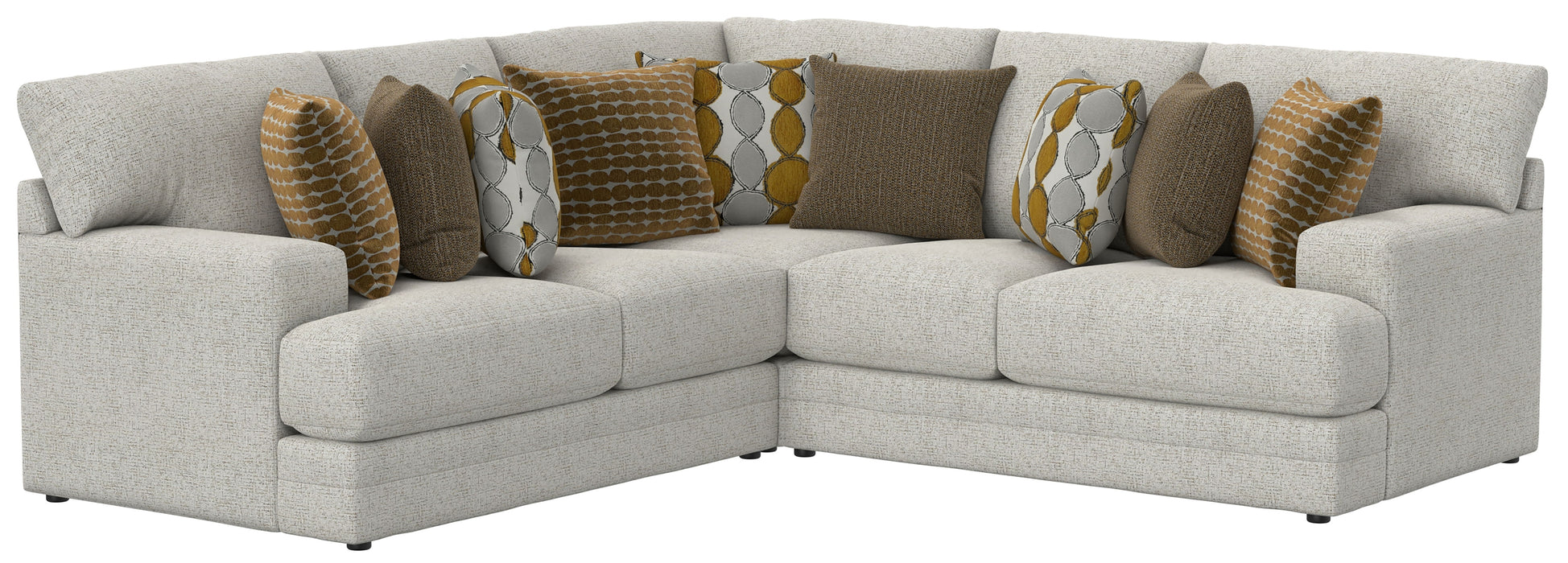Tori - Sectional With Comfort Coil Seating And Accent Pillows Included