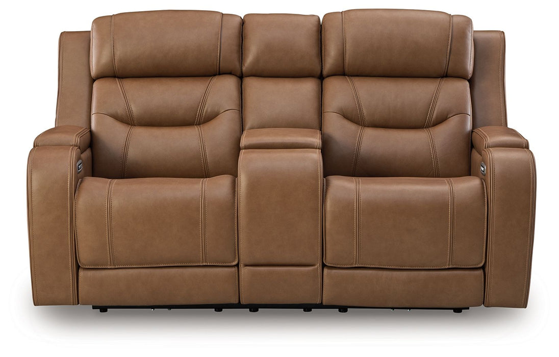 Knightington - Power Reclining Loveseat With Audio Seating