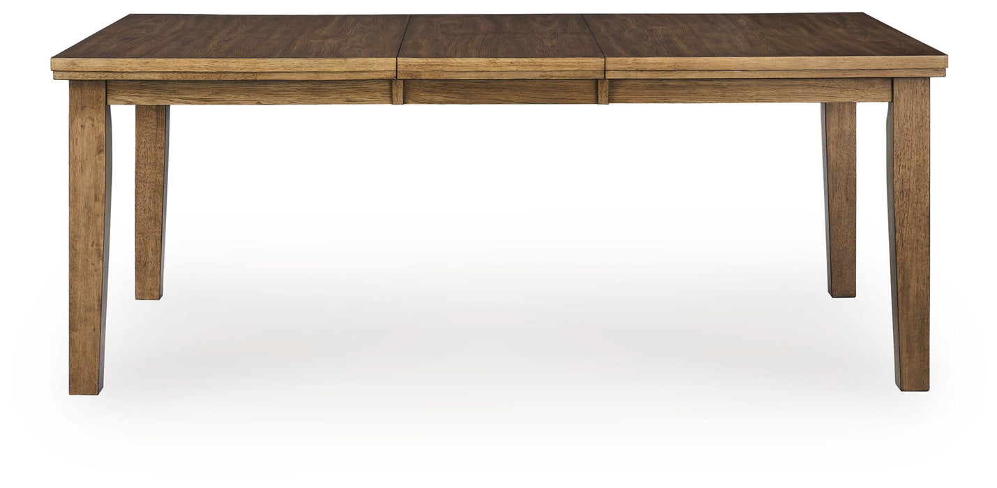 Urbinforte - Dining Room Butterfly Extension Table - Light Brown
