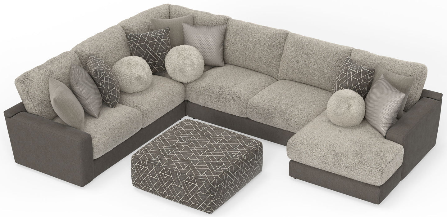 Sectional, Ottoman