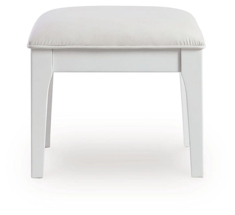 Chalanna - Vanity Stool - White