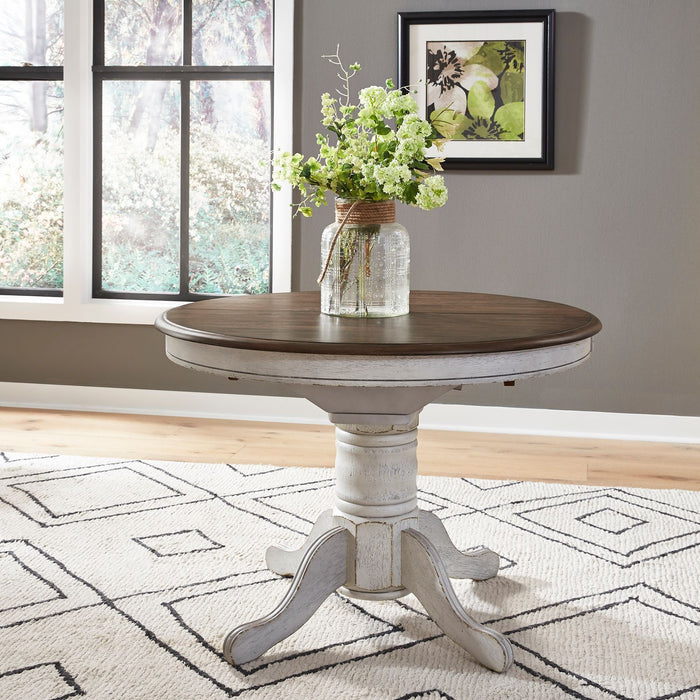 Carolina Crossing - Pedestal Table