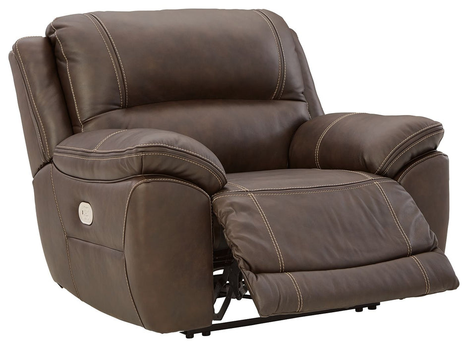 Dunleith - Zero Wall Recliner w/PWR HDRST - Chocolate