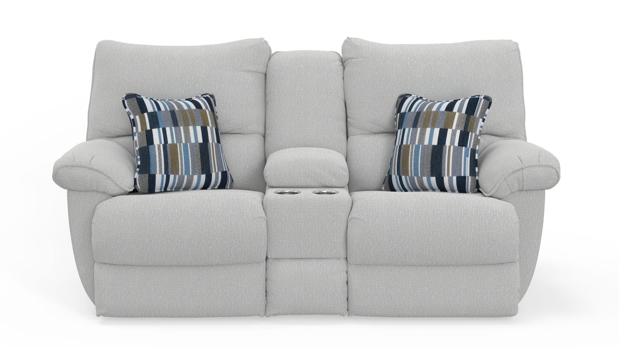 Lenny - Power Lay Flat Reclining Console Loveseat