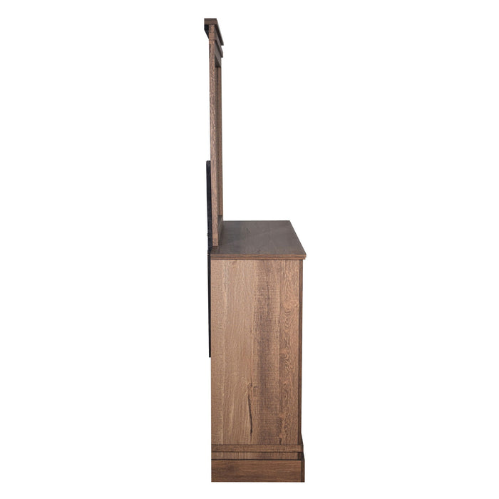 Coventry Hall - Mirror - Pecan