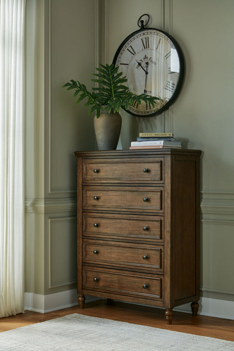 Sturlayne - Five Drawer Chest - Brown