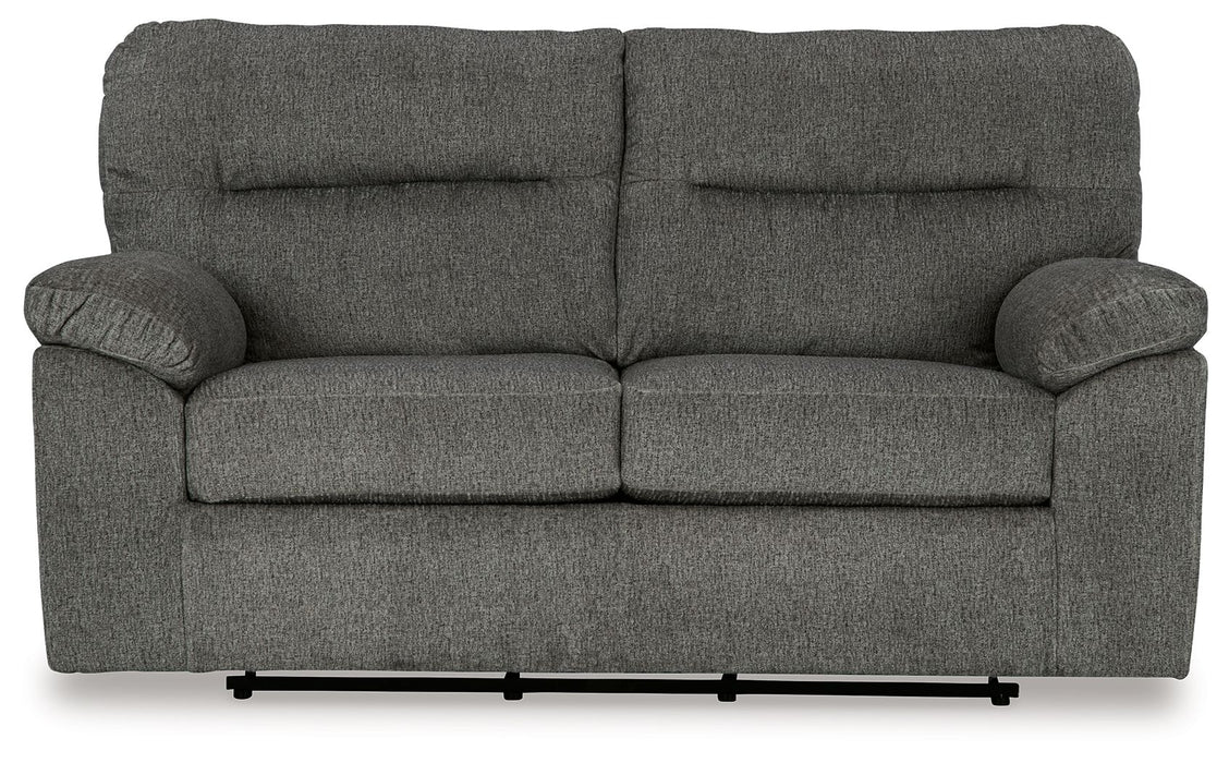 Bindura - Glider Loveseat - Mineral