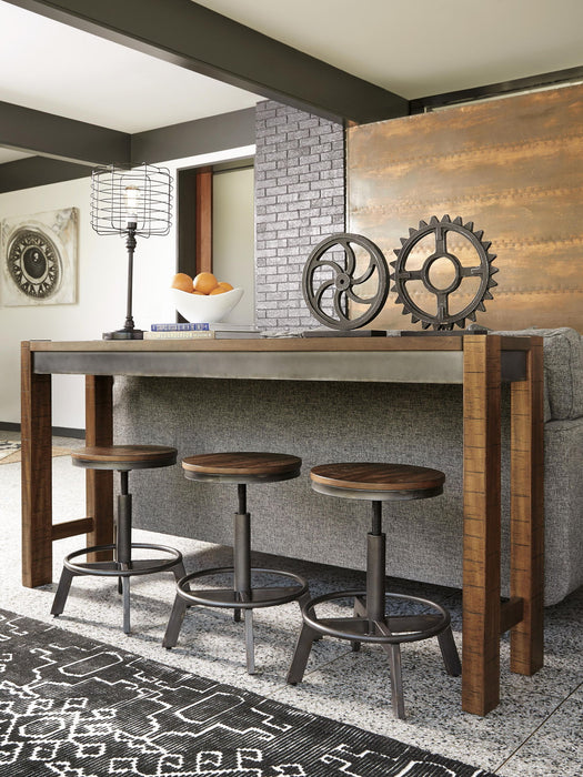 Torjin - Dark Brown - Swivel Stool
