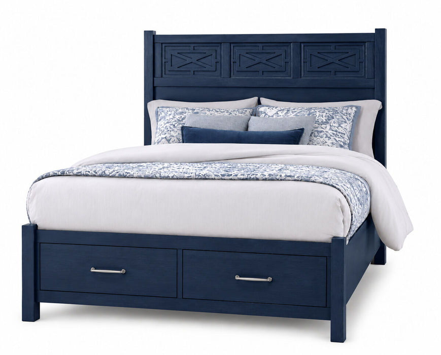Tide & Timber - Fretwork Panel Storage Bed
