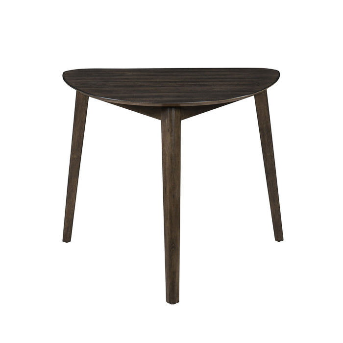 Rex - Guitar Pick Corner Table - Walnut Brown