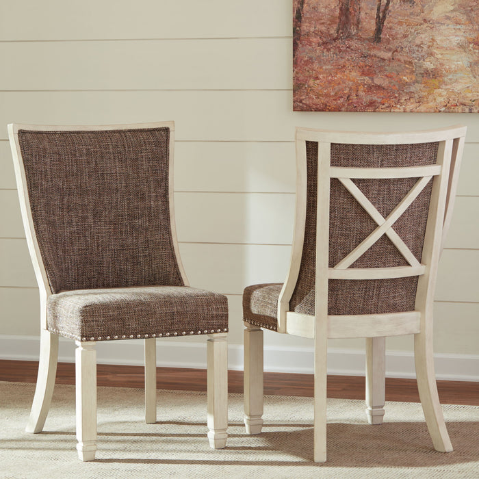 Bolanburg - Brown / Beige - Dining Uph Side Chair  - Uph Back