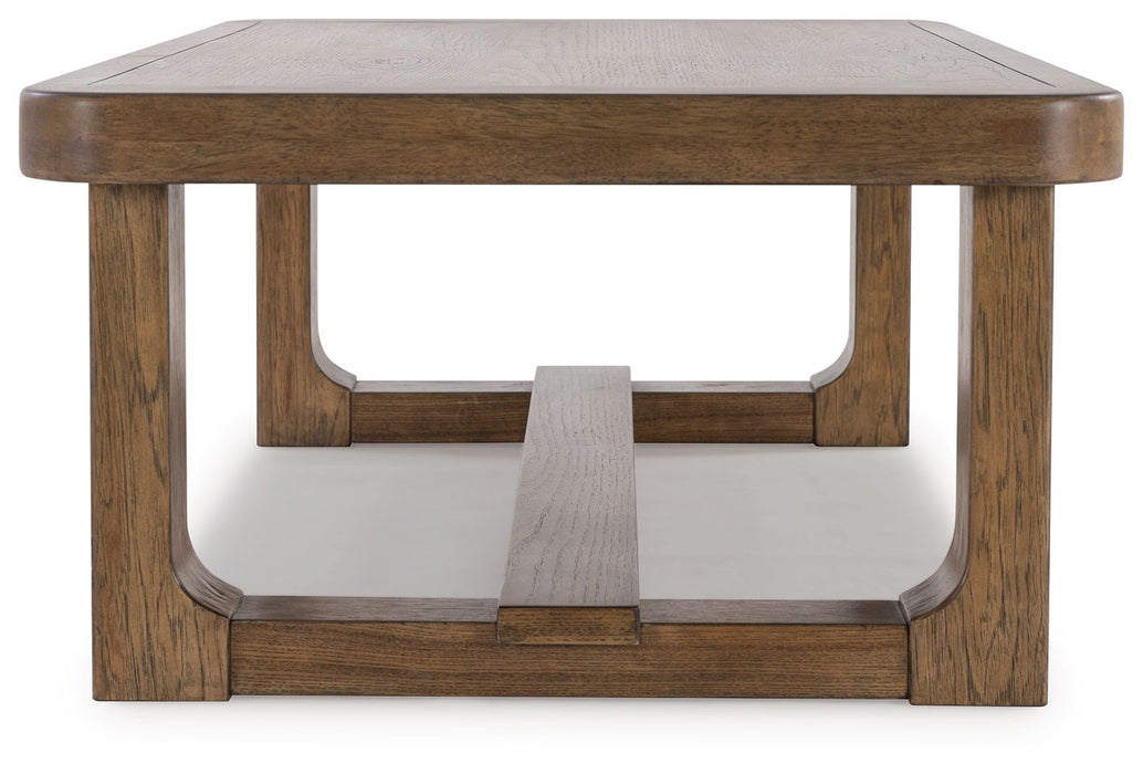 Cabalynn - Rectangular Cocktail Table - Light Brown