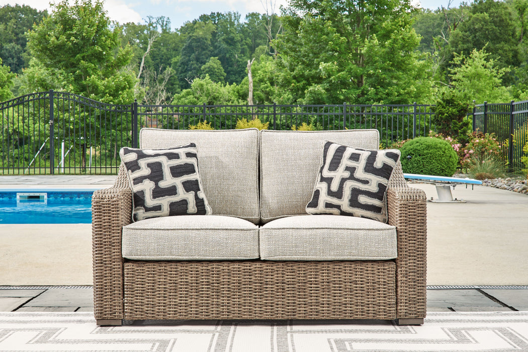 Beachcroft - Loveseat With Cushion - Beige
