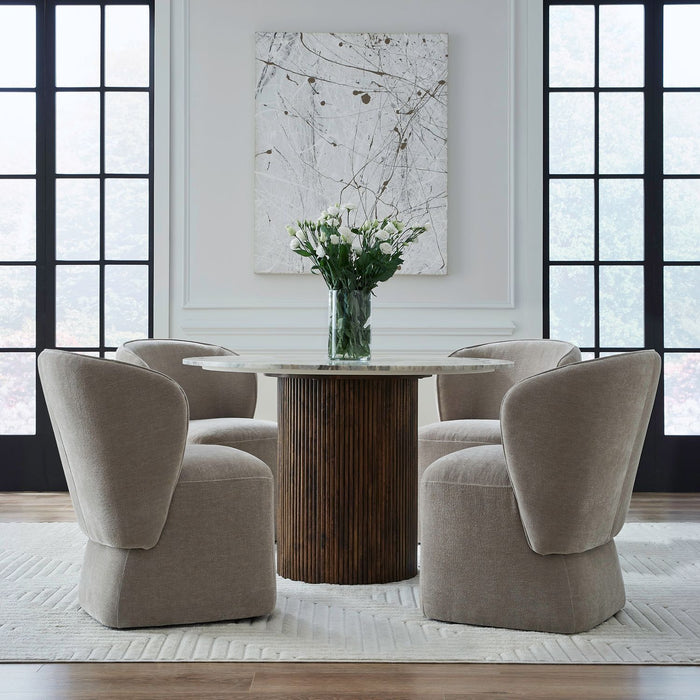 Accent Dining - Dining Chair With Casters