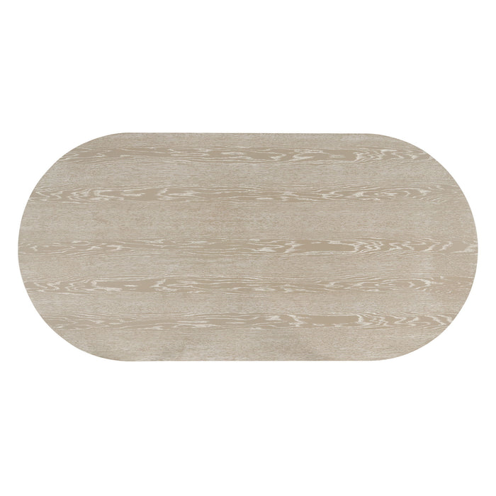Gwendolyn - Oval Table Top And Base - Beige