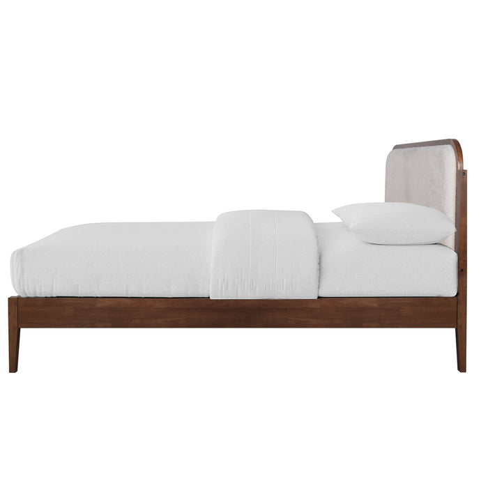 Hawthorne - Queen Platform Bed With Upholstered Headboard