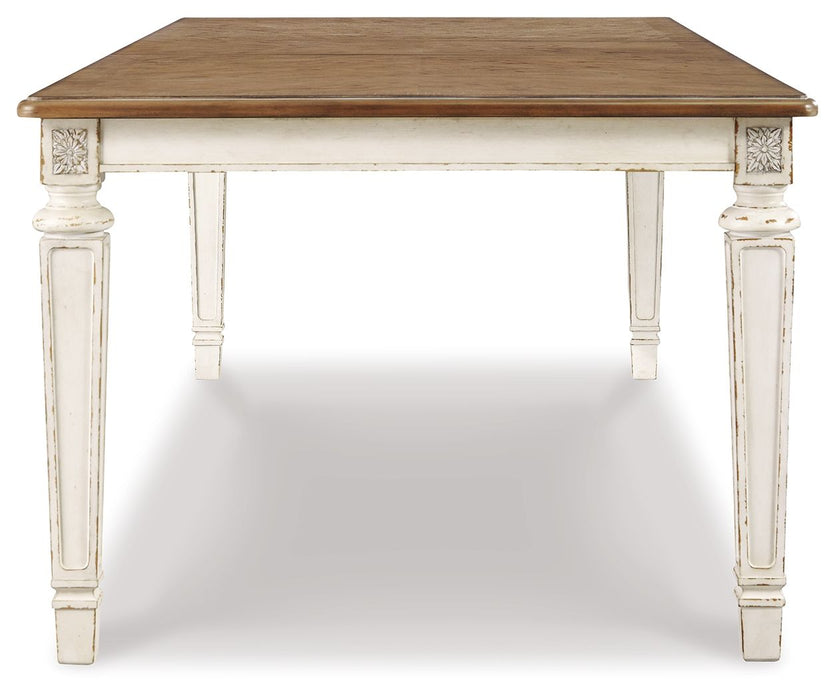 Realyn - Rectangular Dining Room Extension Table - Chipped White