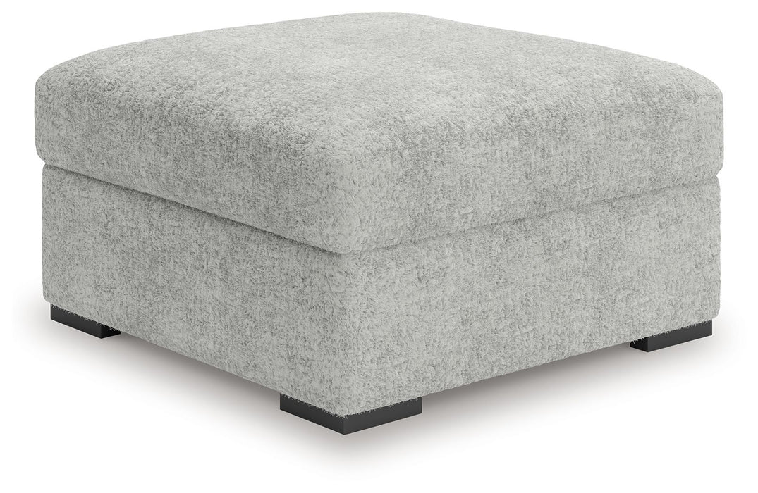 Cuddle Plush - Oversized Accent Ottoman - Arctic