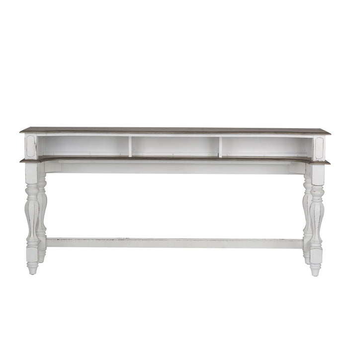 Magnolia Manor - Console Bar Table - Antique White