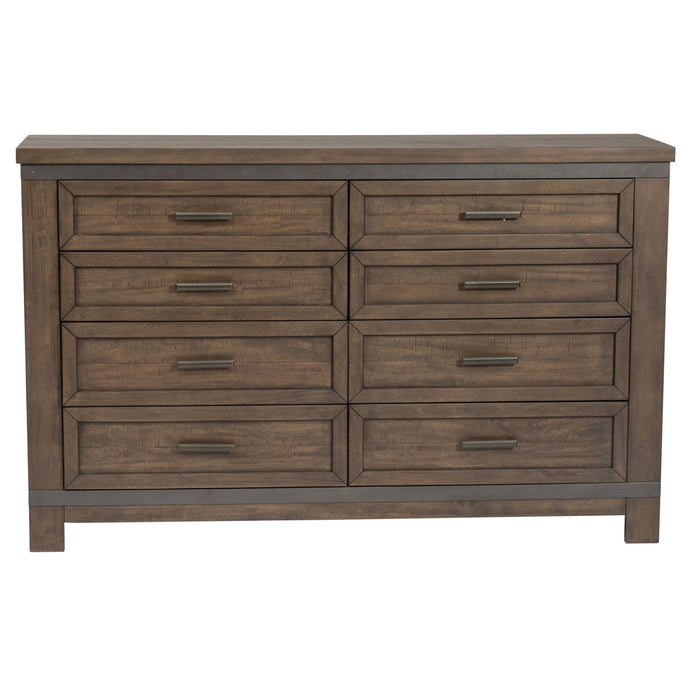 Thornwood Hills - 8 Drawer Dresser - Rock Beaten Brown