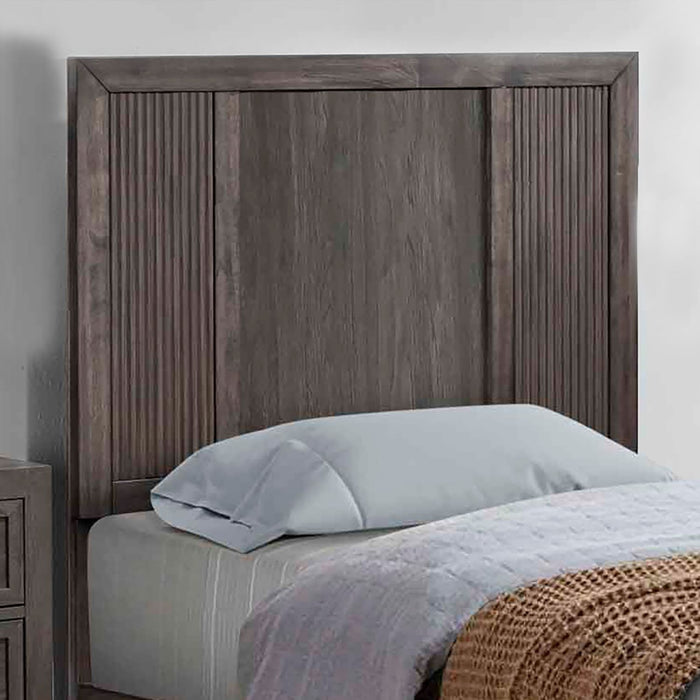 Modern Edge - Twin Panel Headboard - Caffe