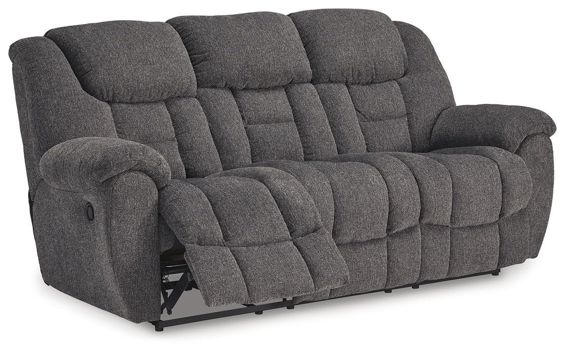 Foreside - Reclining Sofa - Charcoal