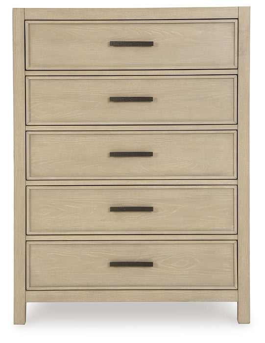 Calmoro - Five Drawer Chest - Gray