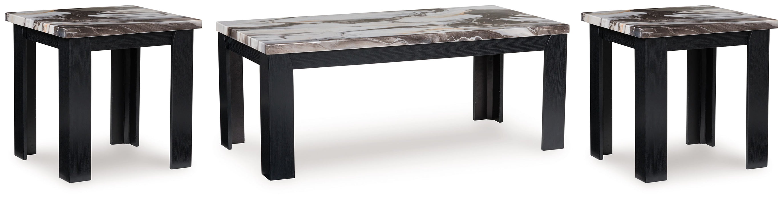 Jazmore - Occasional Table Set (Set of 3) - Dark Brown