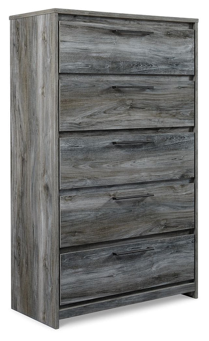 Baystorm - Five Drawer Chest - Gray