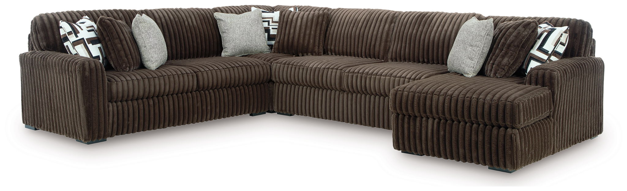 Midnight-Madness - 4 Piece Sectional