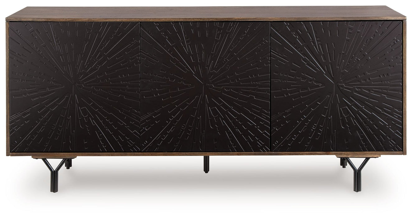 Lavinmont - Accent Cabinet - Multi Brown