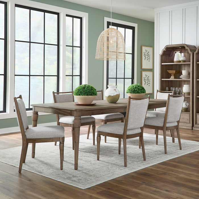 Hickory Grove - Rectangular Table Set With Upholstered Chairs