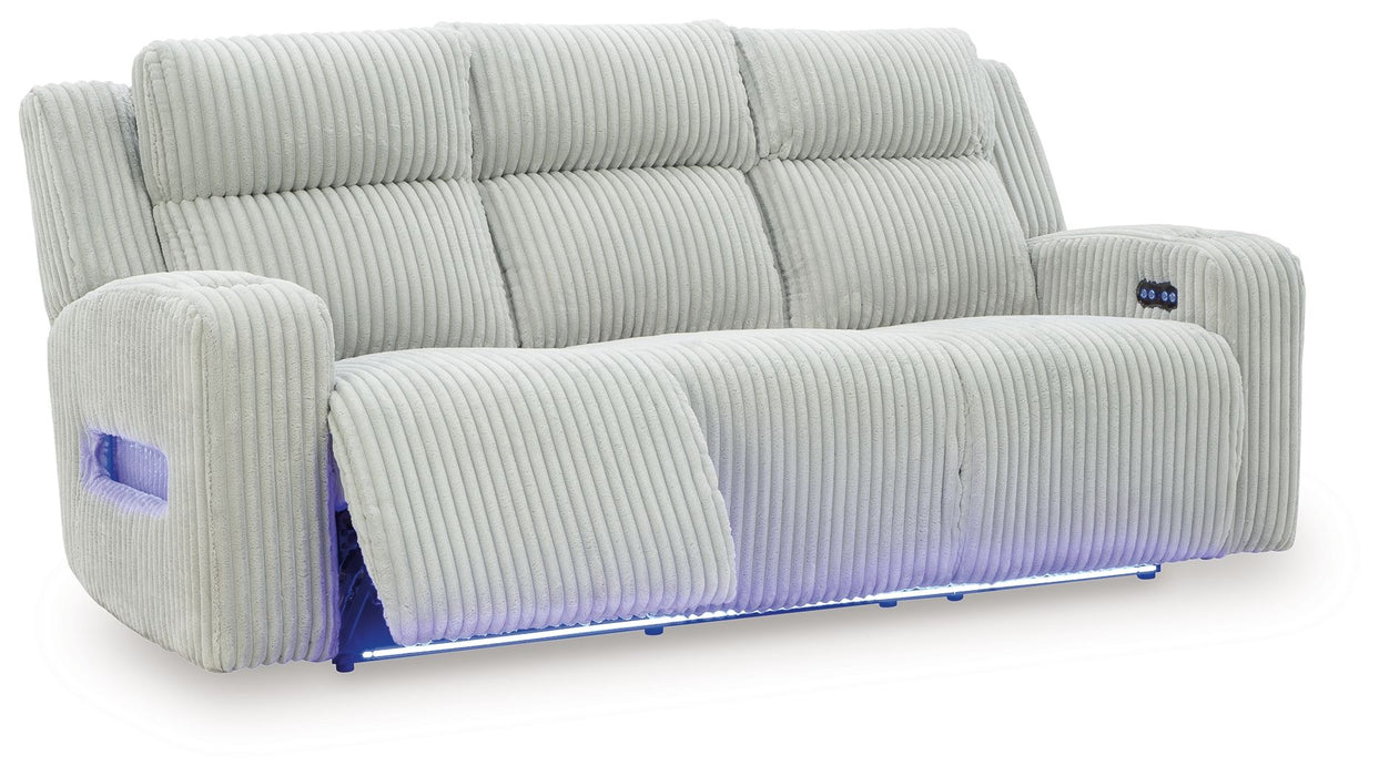 Forest Lake - Power Reclining Sofa With Adj Headrest