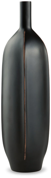 Rhaveney - Vase (Set of 3) - Large - Black