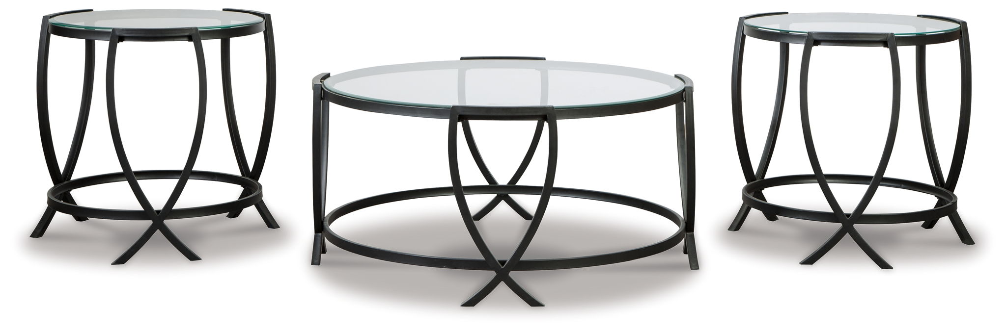 Tarrin - Occasional Table Set (Set of 3) - Black