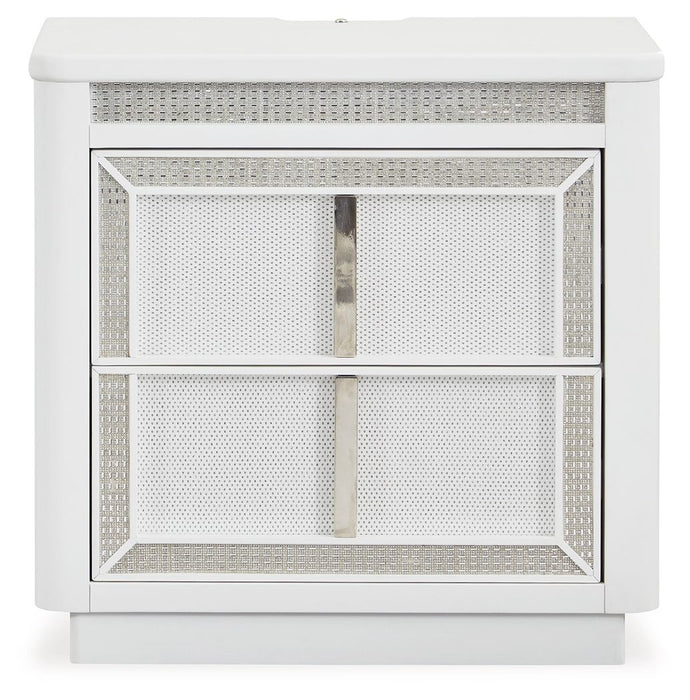 Chalanna - Two Drawer Night Stand - White
