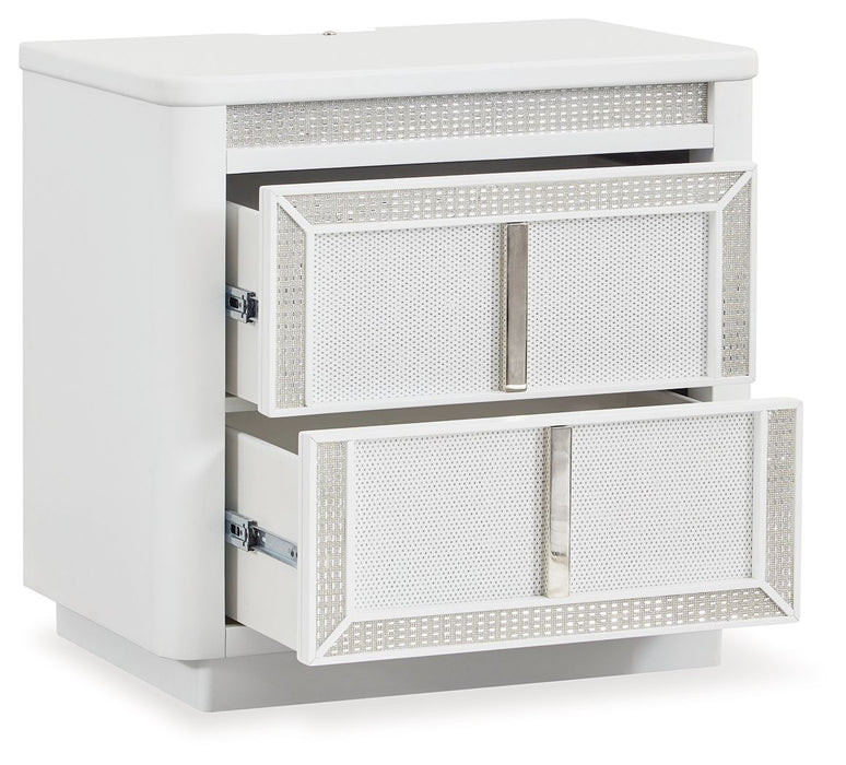 Chalanna - Two Drawer Night Stand - White