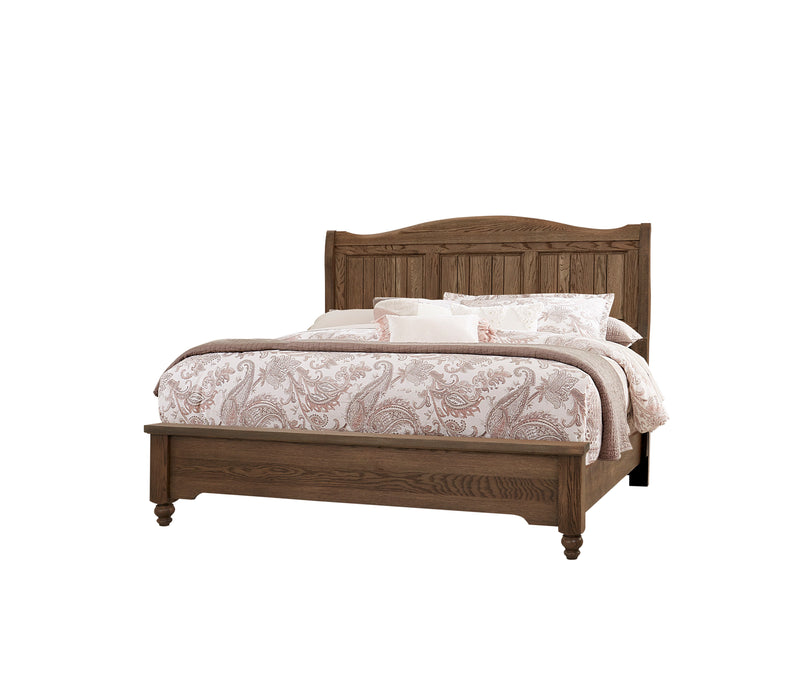 Heritage - Solid Wood Sleigh Bed