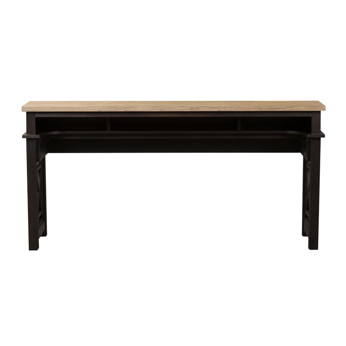 Heatherbrook - Console Bar Table - Charcoal & Ash