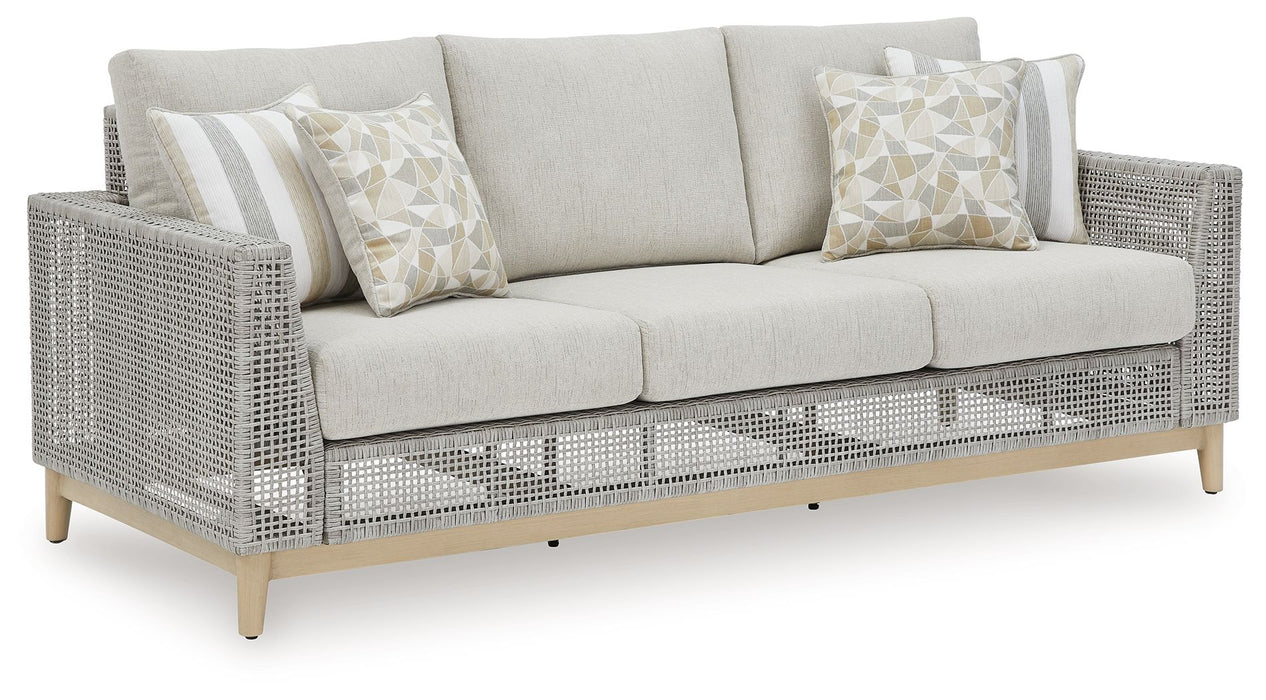 Seton Creek - Sofa With Cushion - Gray