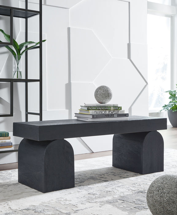HoLGrove - Accent Bench - Black