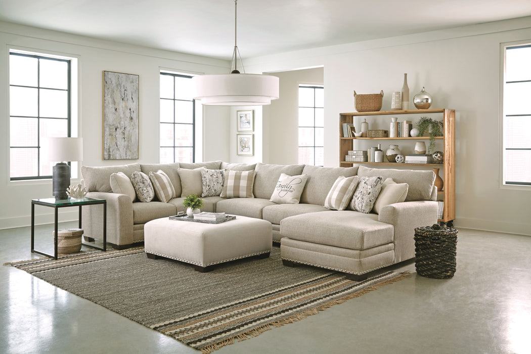 Salem - Cocktail Ottoman - Beige