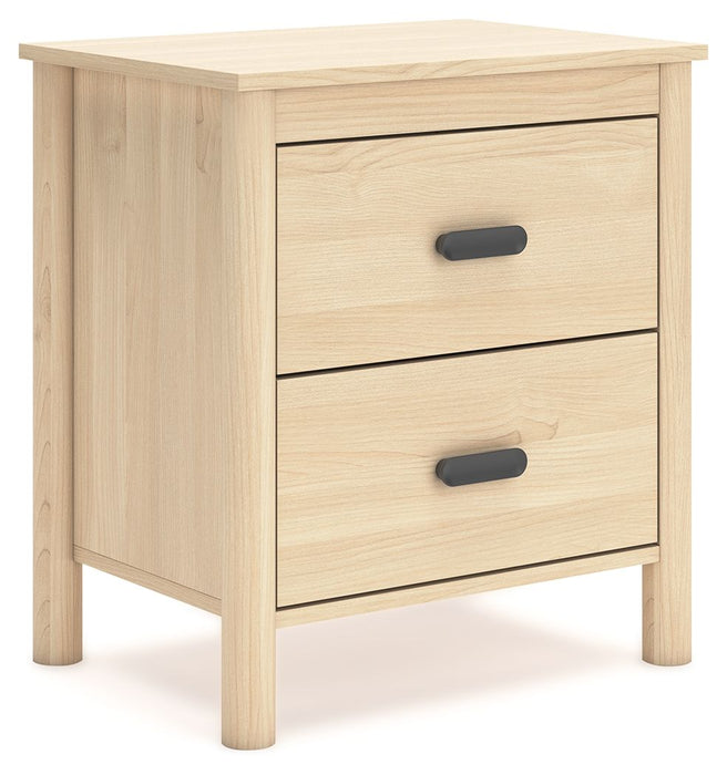 Cabinella - Two Drawer Night Stand - Tan