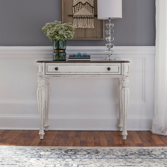 Magnolia Manor - Accent Vanity Desk/Nightstand - Antique White