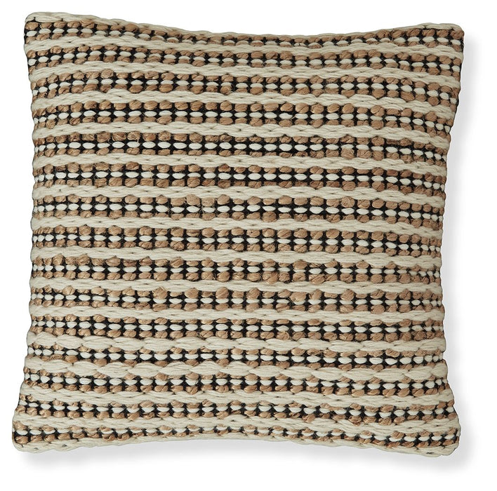 Nealington - Pillow (Set of 4) - Brown / Black / White